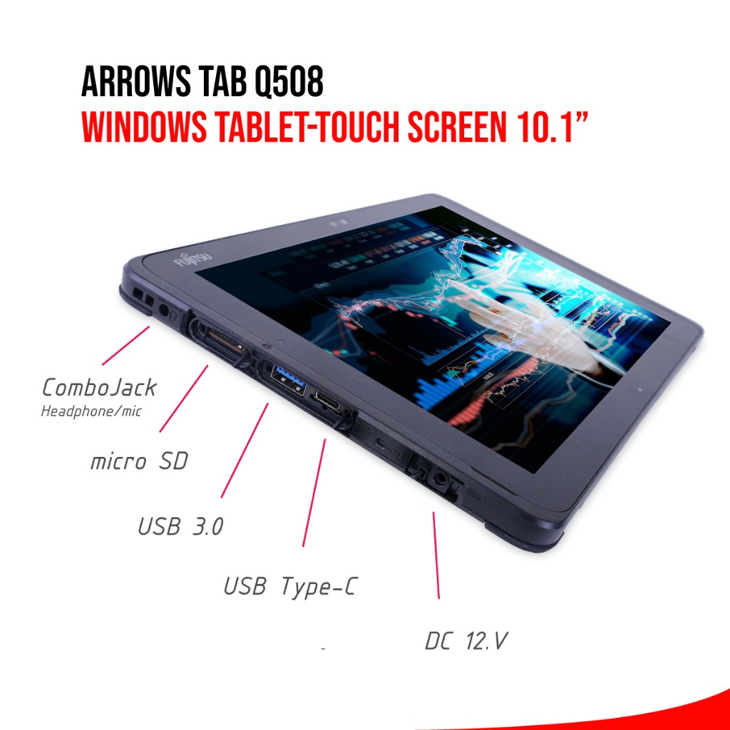 แท็บเล็ต Fujitsu Arrows Tab Q508 | 10.1 inch | 4GB | 64
