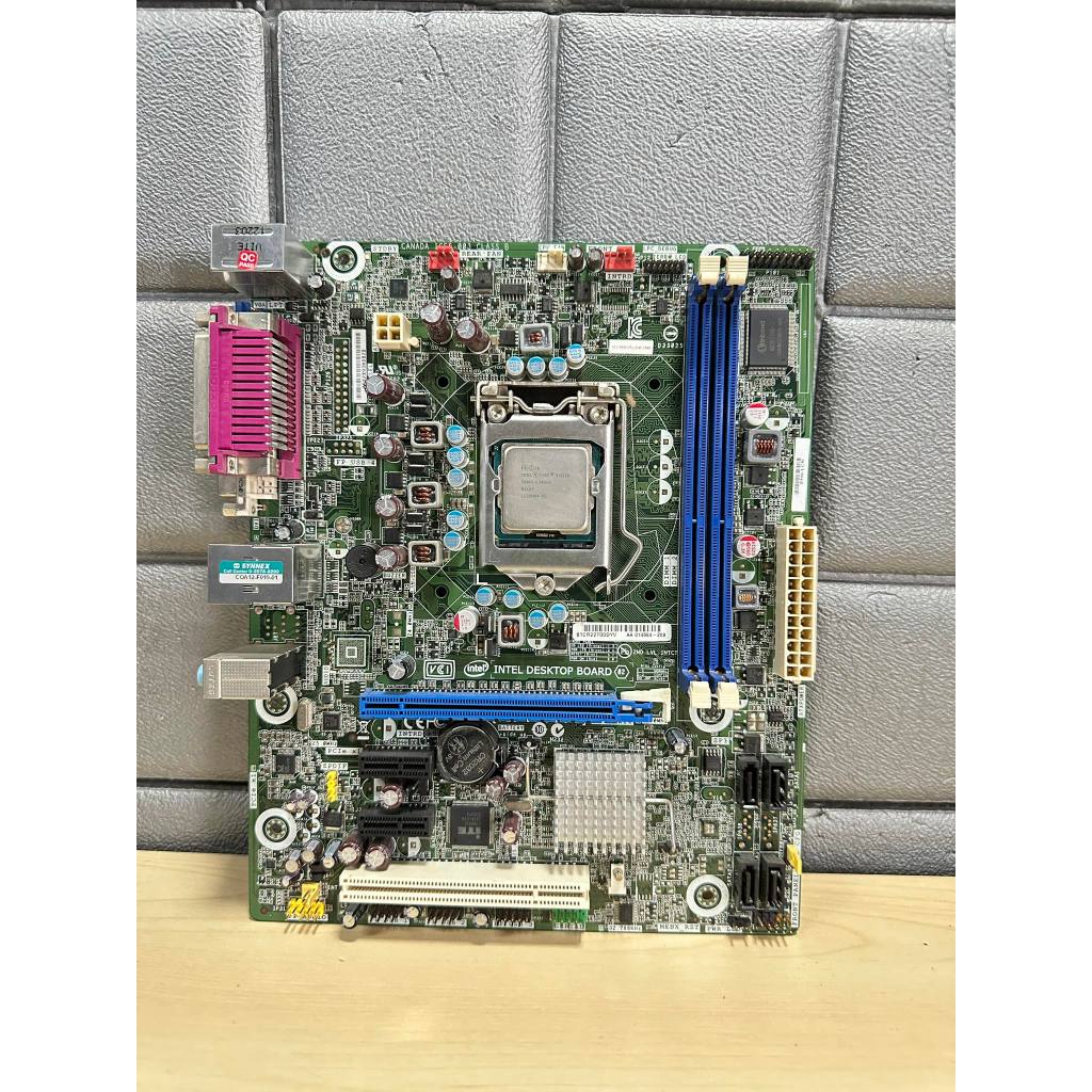 เมนบอร์ด LGA1155 INTEL DH61CR มือสองสภาพดีเเถมฟรี CPU i3-3220