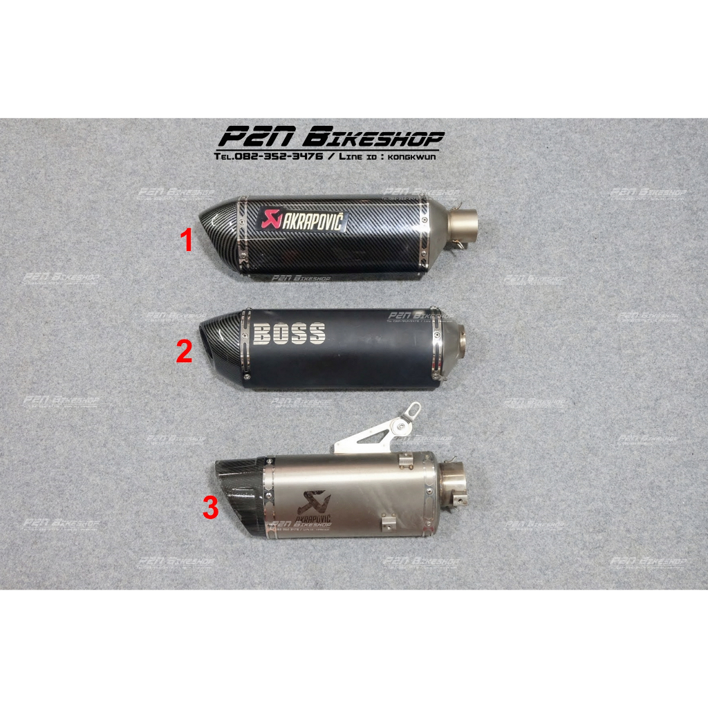 ปลายท่อแต่งมือ 2 คอท่อER6N NINJA 650