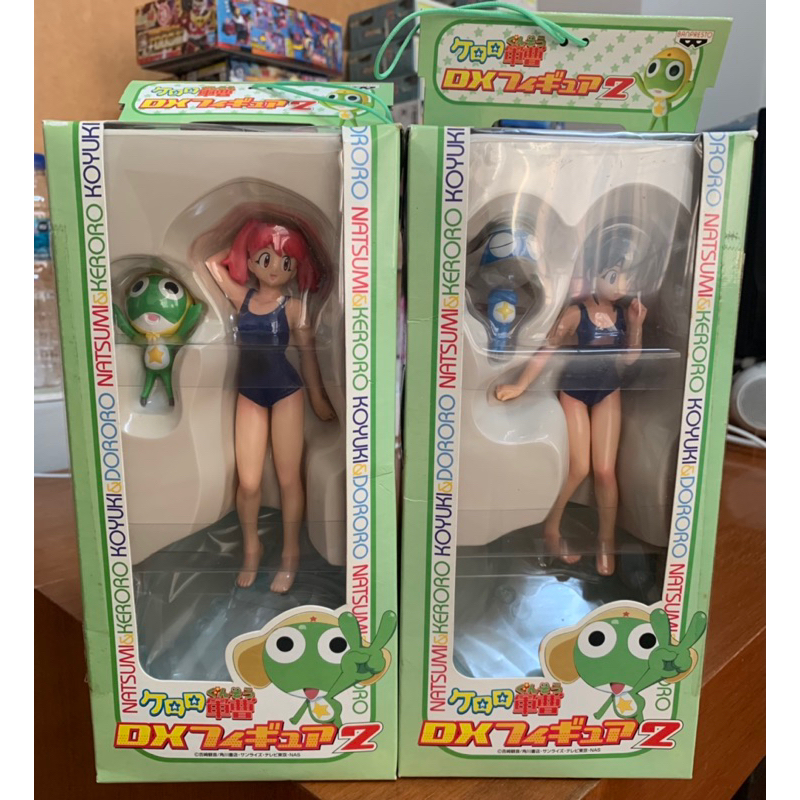 banpresto - KERORO DX FIGURE คู่ KOYUKI &amp; NATSUMI มือหนึ่ง keroro gunso