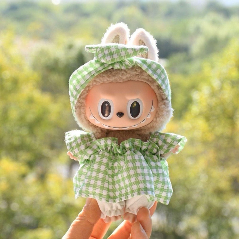 ชุดลาบูบู้ เดรส เสื้อผ้าลาบูบู้ V1 V2 labubu bao aoพร้อมส่ง กทม. ส่งด่วน 24ชม.