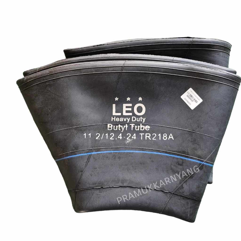 12.4-24 หรือ 11.2-24 ยางในรถไถขอบ24 จุ๊บสั้น ยี่ห้อ LEO สินค้าคุณภาพสูง ยางใน LEO ยางในราคาส่ง ยางในรถไถ ขอบ24