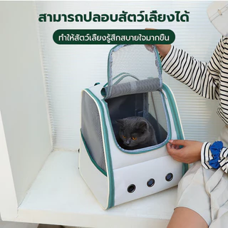 กระเป๋าเป้สะพายหลังสัตว์เลี้ยง กระเป๋าแมว กระเป๋าสัตว์เลี้ยงระบายอากาศไหล่ / มือถือ กระเป๋าเป้สะพายหลังสุนัขพับได้