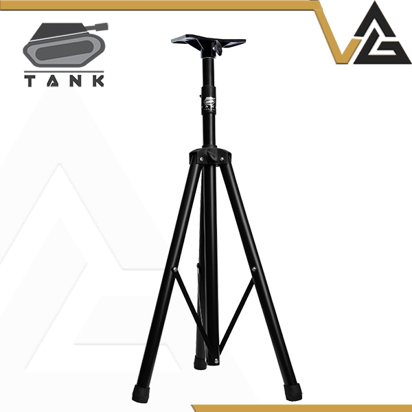 TANK ขาตั้งลำโพง T-502 สำหรับตู้ 8-15นิ้ว พร้อมแป้นฐานรองปีกผีเสื้อ ฐานเหล็ก 3ขา Speaker Stand