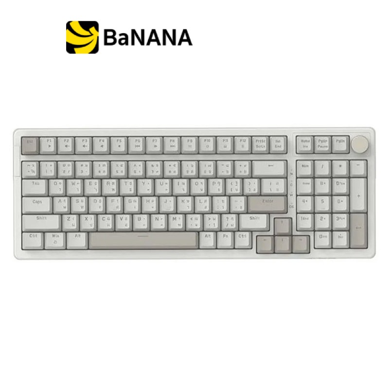 คีย์บอร์ดเกมมิ่ง Ajazz AK992 Retro Classic Mechanical Red Switch by Banana IT