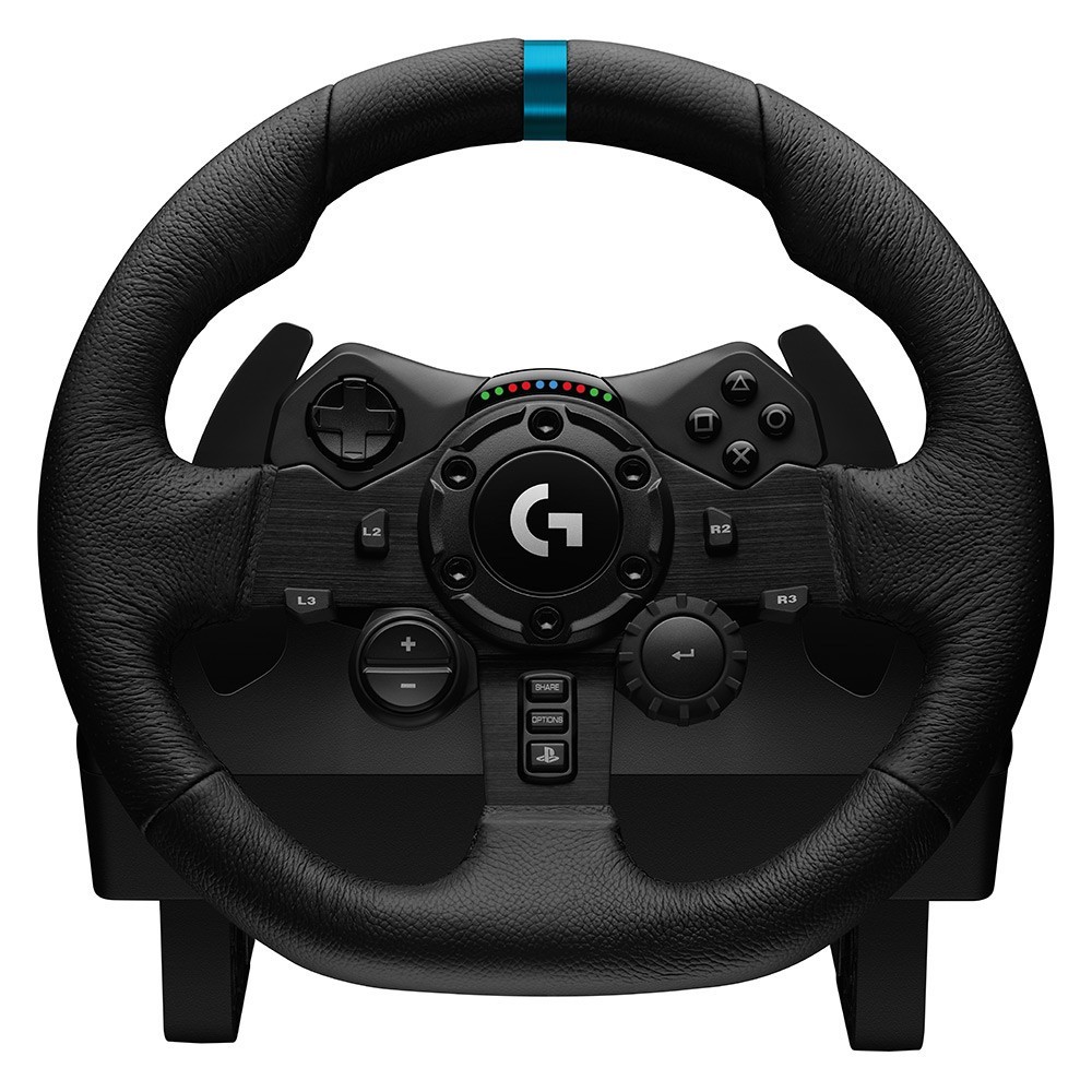 🔥ขายดีมาก🔥LOGITECH G923 Racing Wheel and Pedals TRUEFORCE สูงถึง 1,000 Hz การขับขี่ที่ตอบสนอง สำหรับ PS5, PS4, PC, Mac