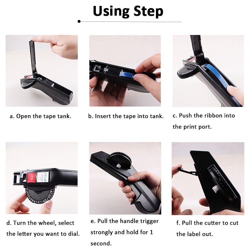 ของแท้ 100% Motex เครื่องเขียนฉลาก / เทปเขียน DIY / เทปเติม 9 มม/ 12 มม.แบบเปลี่ยน เทปเขียน โมเท็กซ์ / เครื่องทําแบบนูน - รูปที่ 4