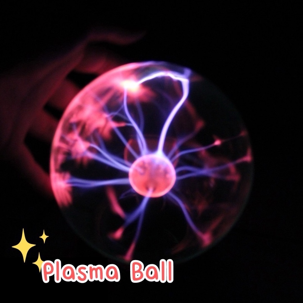 พลาสมาบอล Plasma ball ของเล่น วิทยาศาสตร์ steam science ก๊าสเฉื่อย แก๊ส ไฟฟ้า