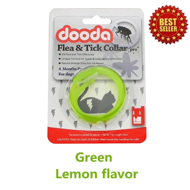 ปลอกคอกันเห็บ หมัด Dooda Flea & Tick Collar Pro ป้องกันกำจัดเห็บหมัด ยุง และแมลงที่มารบกวน 60ซม.