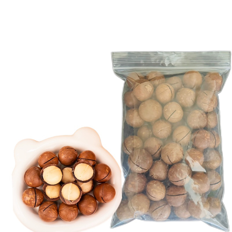 แมคคาเดเมียอบ พร้อมทาน( 夏威夷果 ) 500g พร้อมส่ง Macadamia *ฟรีที่แกะ*แมคคาเดเมีย ถั่วแมคคาเดเมีย ถั่ว ธ