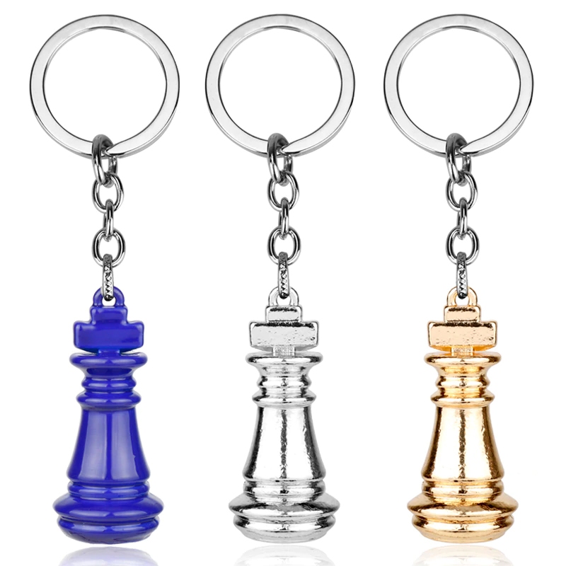 พวงกุญแจหมากรุกอัลลอย Alloy Chess Keychain