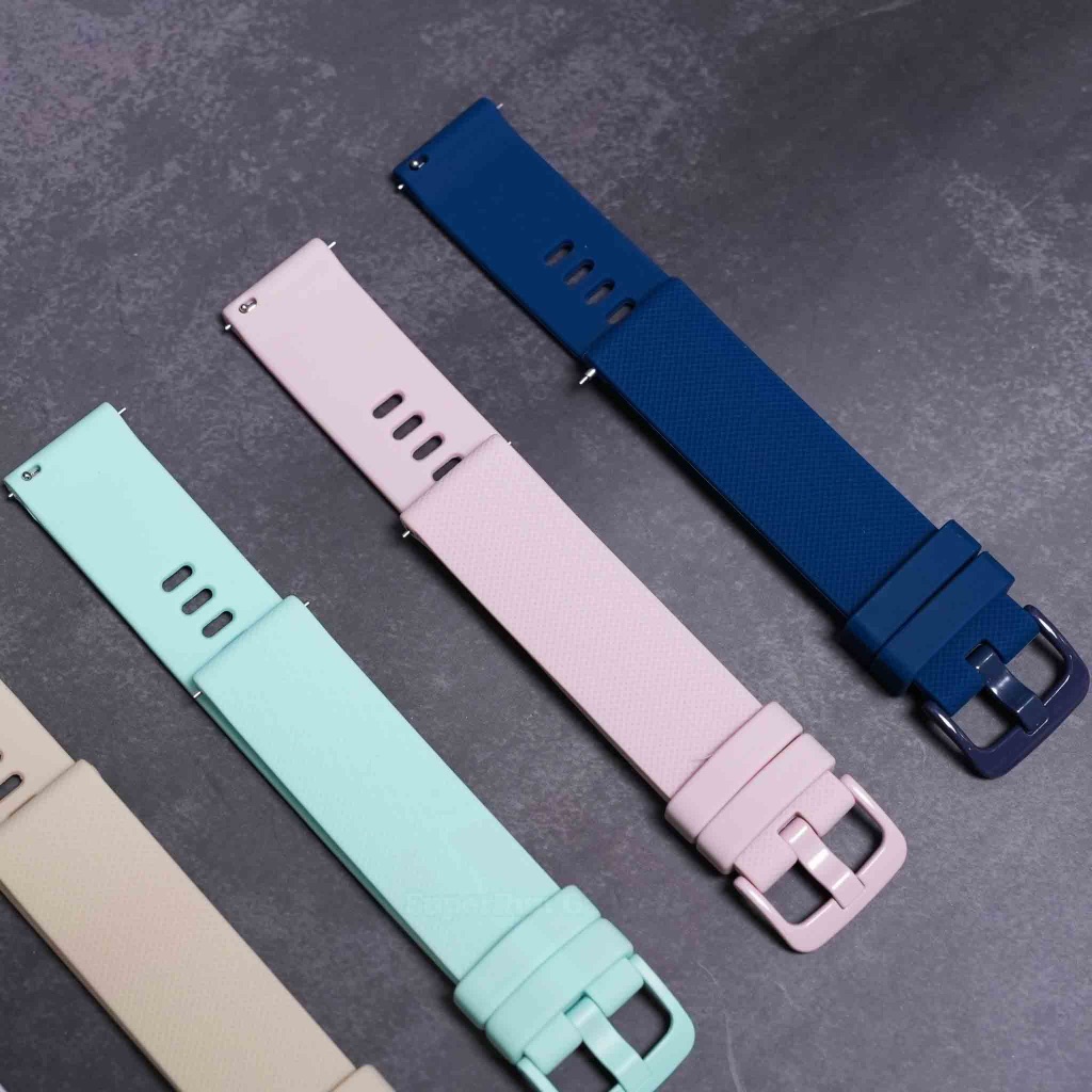 (ส่งจากในไทย)สายนาฬิกา Silicone ขนาด 18mm 20mm และ 22mm ใช้ได้กับ Garmin FR245/255/265  Venu2 Venu3 Vivoactive 5 อื่นๆ