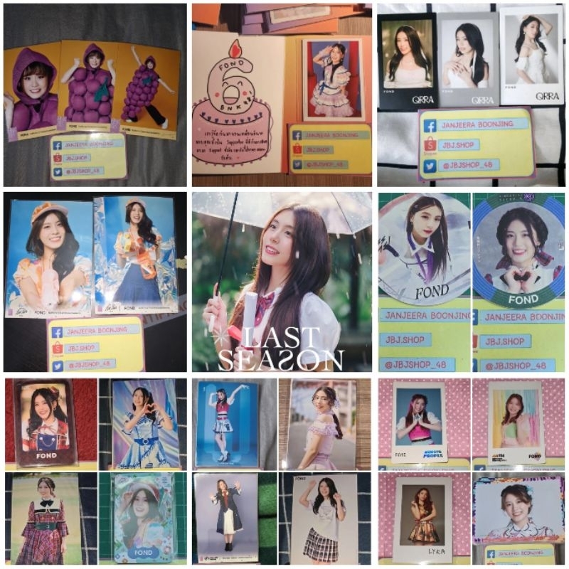 สินค้า Fond ฟ้อนด์ Natthicha GMMTV BNK48 รุ่น2 - ใบเศษ COMP Photoset รูปปก รูปสุ่ม BNK482ndGeneration