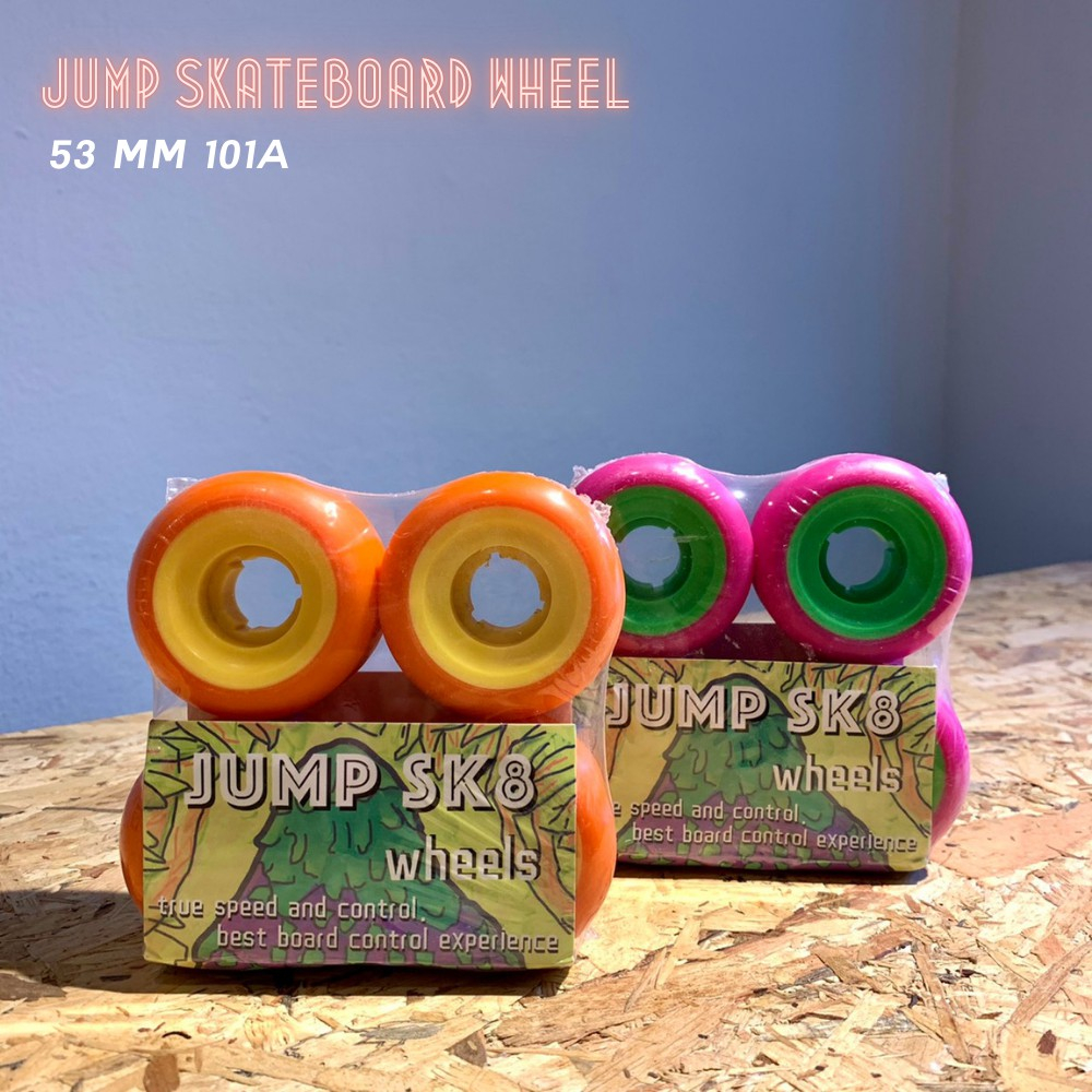 ล้อสเก็ตบอร์ด Jump Skateboard Wheel รับประกันของแท้ สินค้าพร้อมส่ง