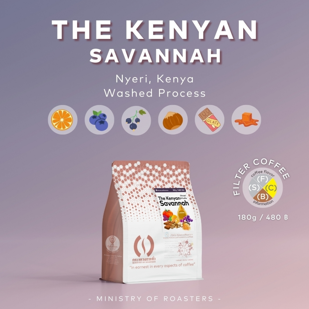 เมล็ดกาแฟ Kenya Nyeri Thiriku
