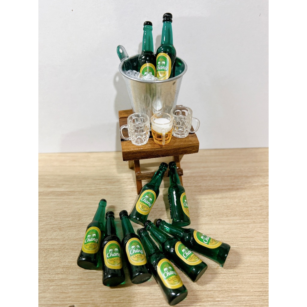 โมเดลแก้วเบียร์🍺🍻ขนาดจิ๋วสูง1.4ซม.ปากแก้วกว้าง1.2ซมขวดจิ๋ว,ขวดน้ำจิ๋ว,โมเดลขวดน้ำจิ๋ว#ของเล่นสะสม#ของสะสม