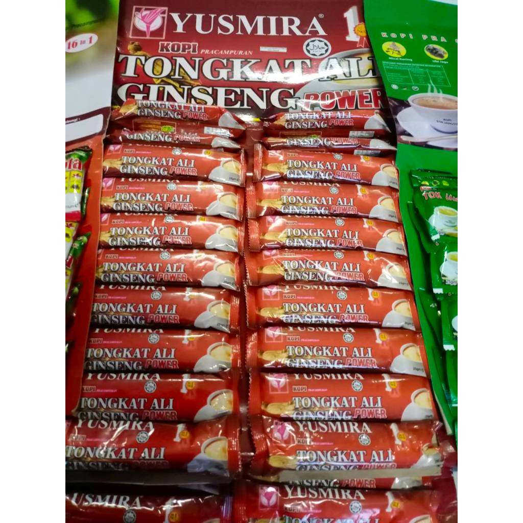 กาแฟตงกัตอาลี (รากปลาไหลเผือก) กาแฟมาเล YUSMIRA