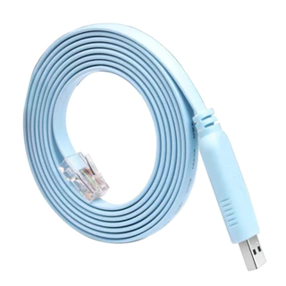 USB To RJ45 Cisco Console Cable 1.8m Console Cable USB Type A Male to RJ45 Male มีแบบให้เลือก