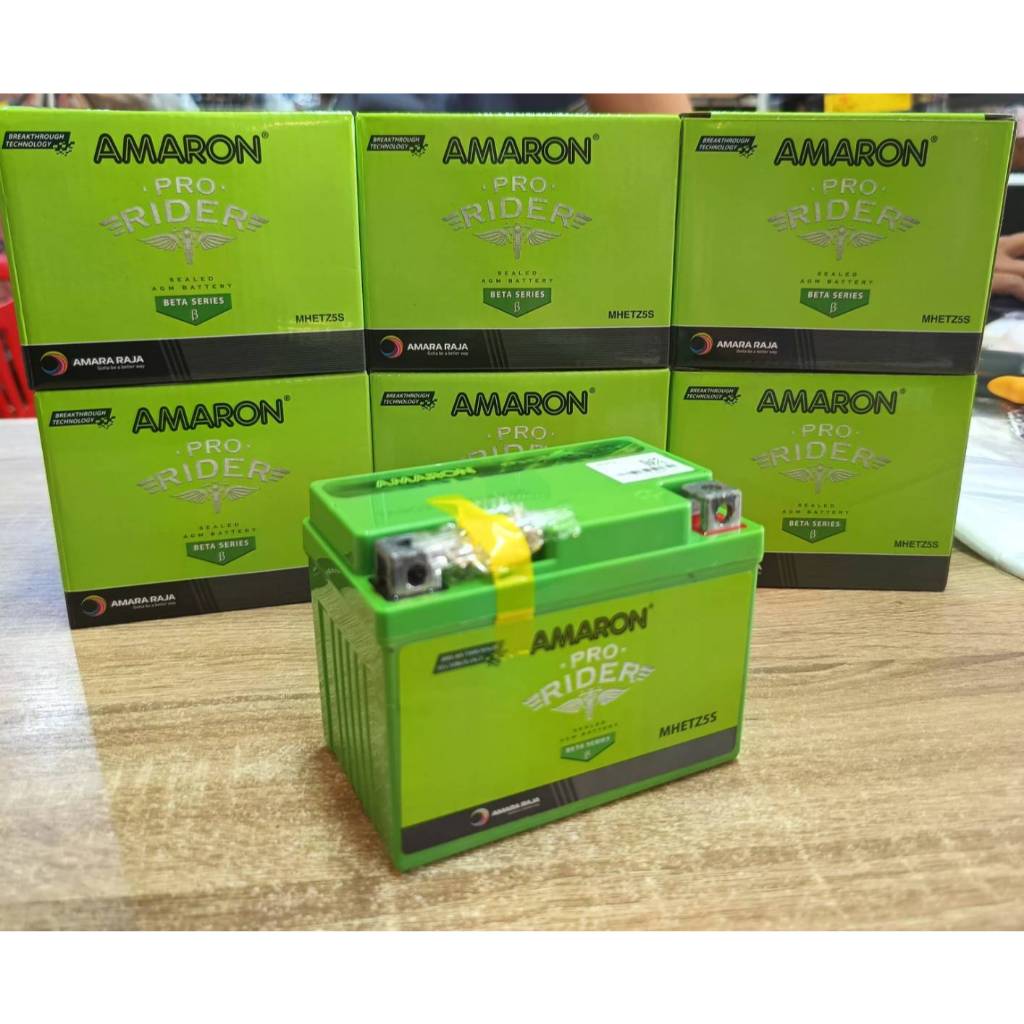 ของใหม่2024 แบตเตอรี่มอเตอร์ไซร์ ของแท้ AMARON YTZ-5 WAVE CLICK FINO