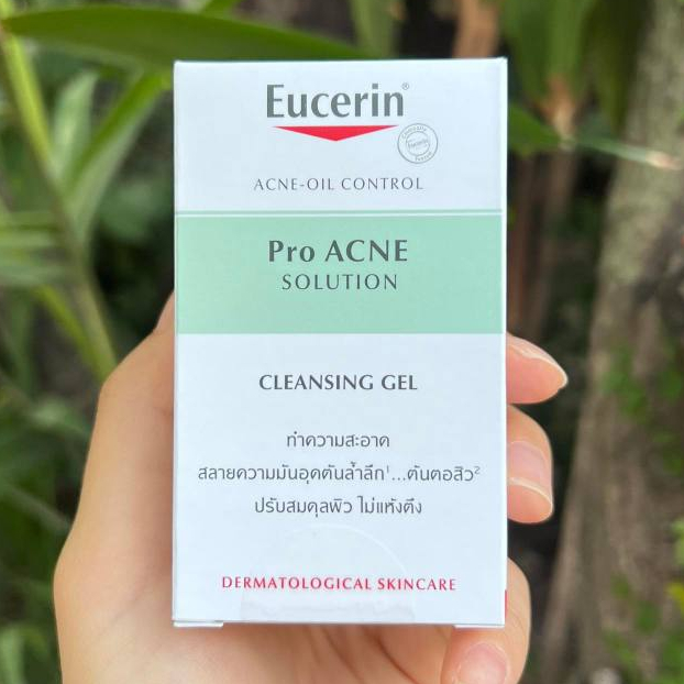 เจลล้างหน้ายูเซอรีน Eucerin Pro ACNE SOLUTION CLEANSING GEL 20ml. ลดปัญหาสิว คุมมัน