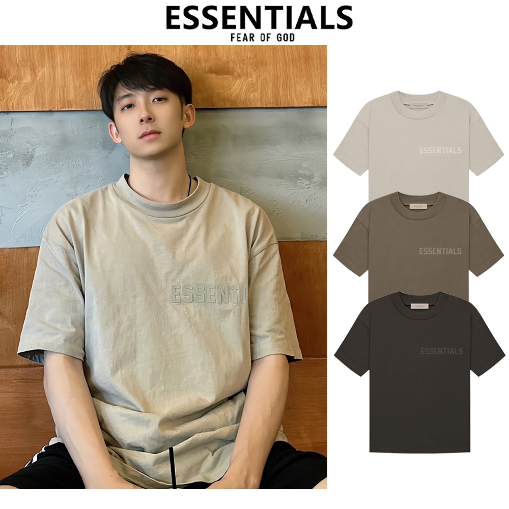 New เสื้อยืด Fear Of God Essentials(เอสเซนเชียล) แท้100% T-Shirt (FW22, SS23)