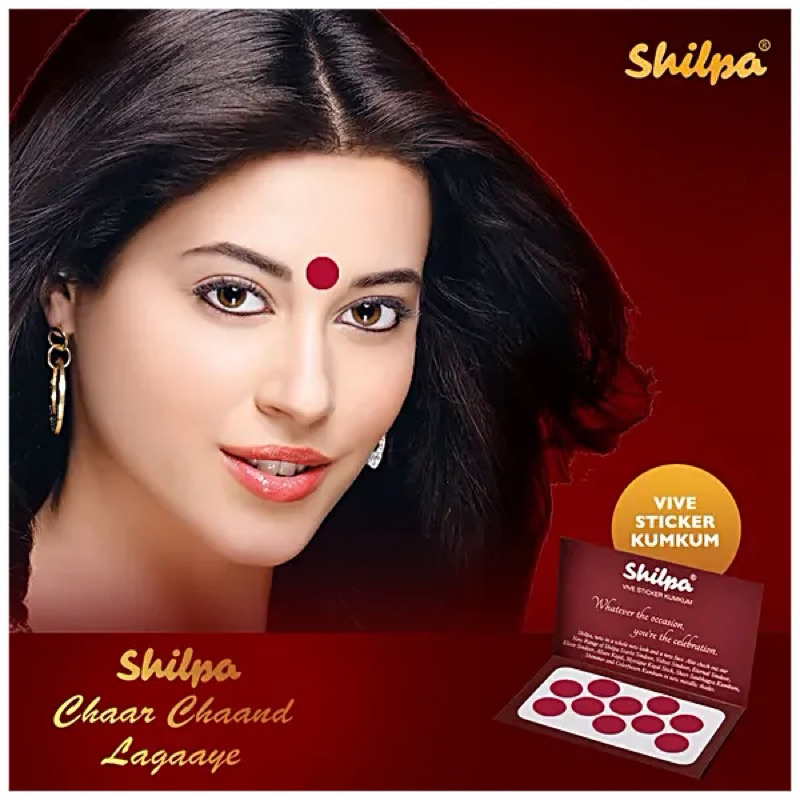 Shilpa indian bindi # indian Kumkum#mehroon bindi in many sizes