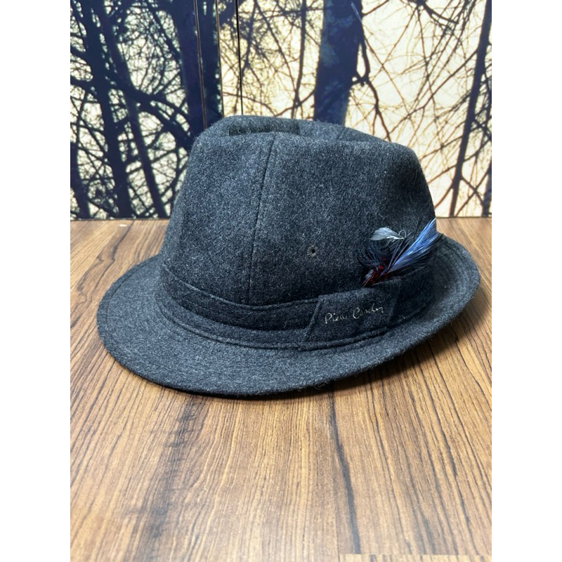 vintage wool fedora hat pierre cardin