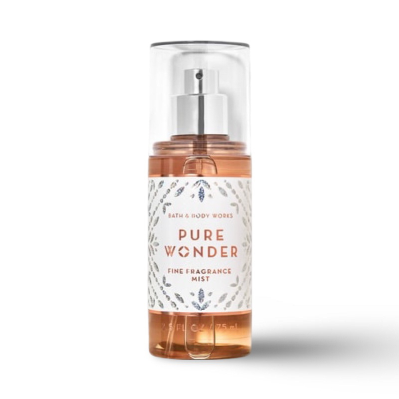 Bath&amp;BodyWorks PURE WONDER Travel Size Fine Fragrance Mist75ml สเปรย์น้ำหอมกลิ่นหอมขนาดเดินทาง75มล.