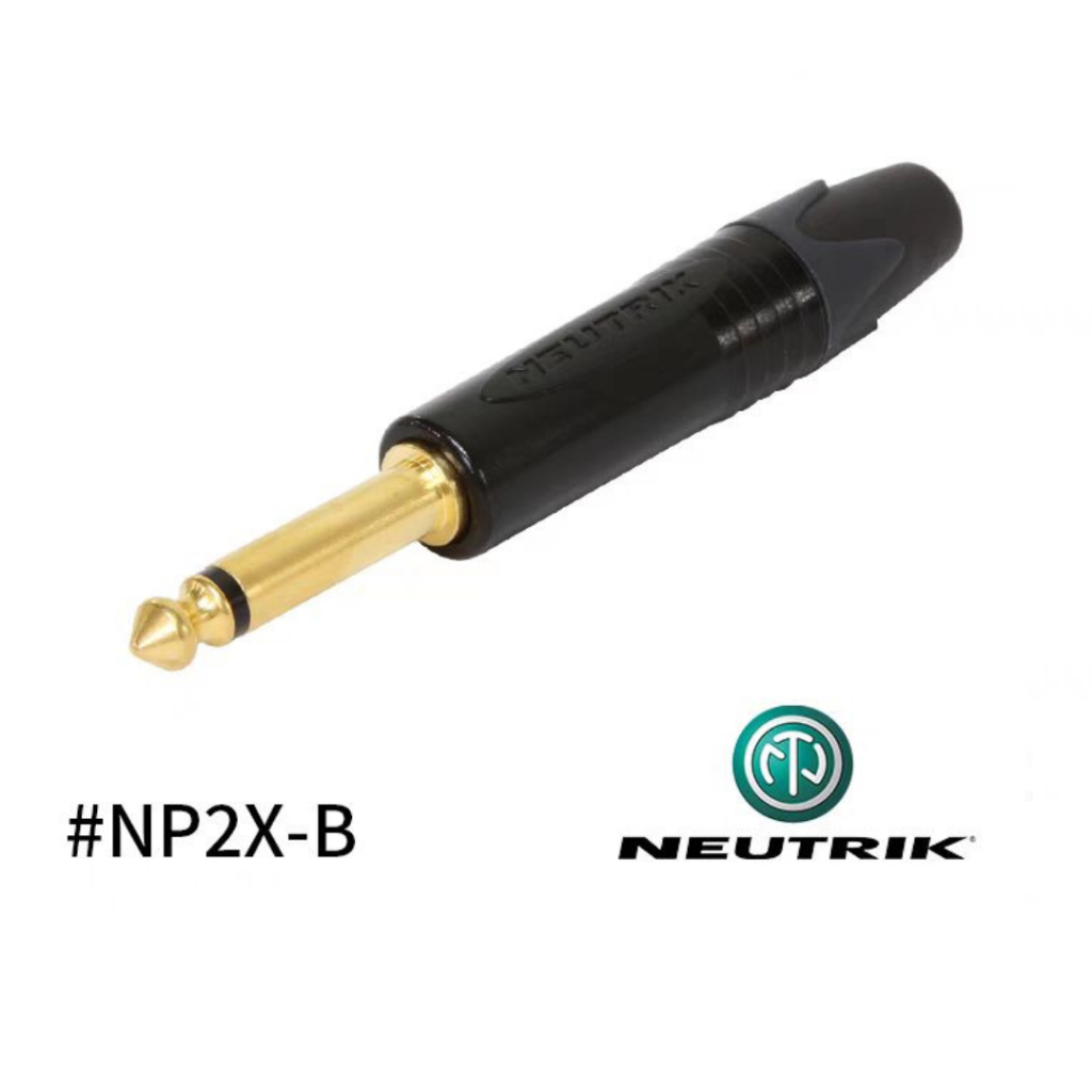หัวแจ็คโมโน Neutrik นิวทริค NP2X-B , NP2XB