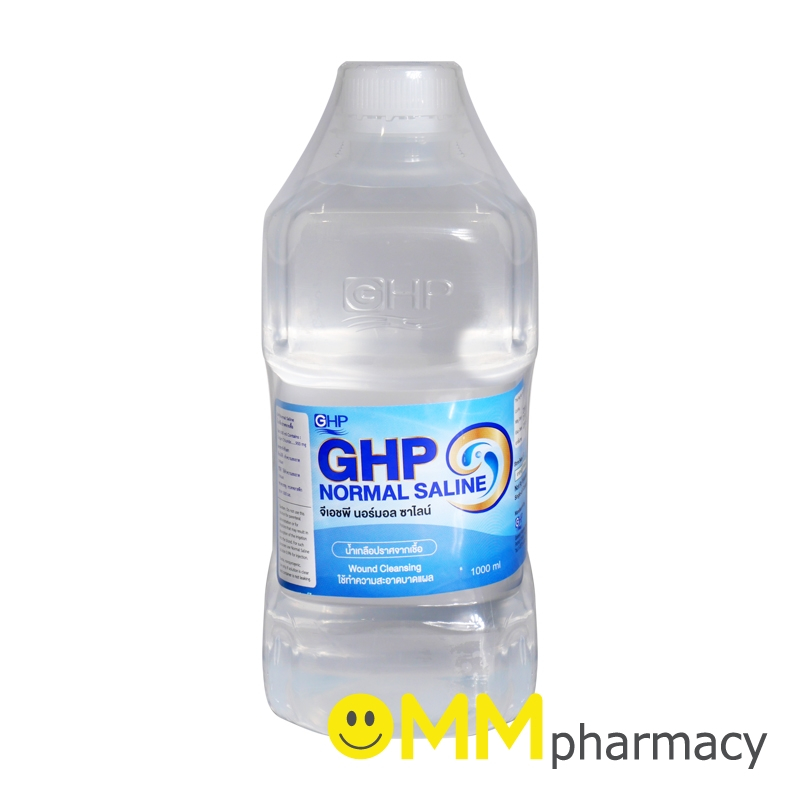 GHP STERILE NORMAL SALINE 1000ML.