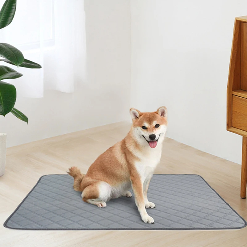 ✨New✨ผ้ารองฉี่สัตว์เลี้ยง ซักได้ กันน้ำ  นำกลับมาใช้ใหม่ได้ มี 4ขนาด ให้เลือกซื้อตามขนาดของสัตว์เลี้ยง #P040