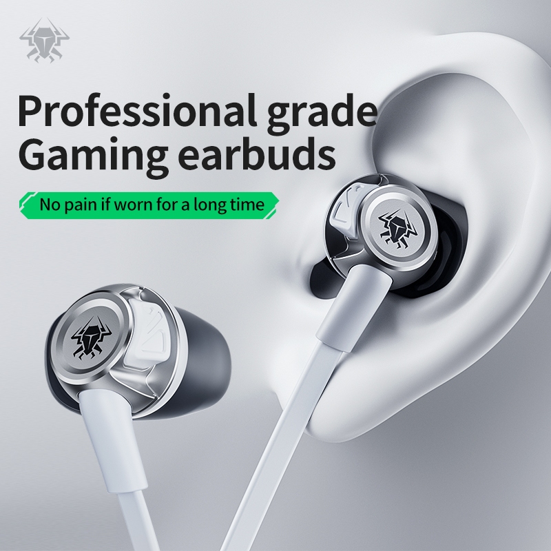 เกิดมาเพื่อเล่นเกม ไมค์โคตรชัด หูฟังเกมมิ่ง PLEXTONE G21 หูฟังเกมมิ่งชนิดใส่ใน หูตีน หูฟังแบบมีสาย V2.0 ไมโครโฟนในตัว