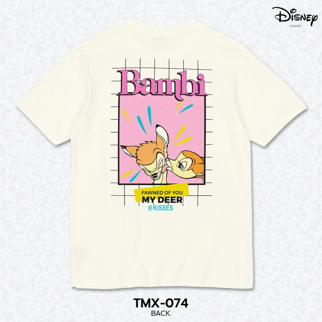 Power 7 Shop เสื้อยืดการ์ตูน "Bambi" คอลเลคชั่น "Disney Classics" (TMX-074-สีครีม) — صورة 3