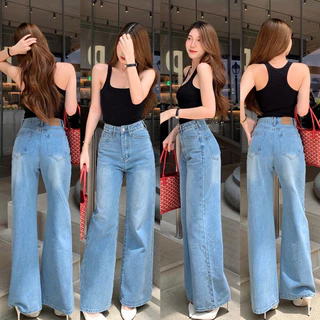 Queen Jeans 1090.- กางเกงยีนส์เอวสูง ทรงสวยเนื้อผ้ายีนส์พรีเมียม ใส่สบาย ใช้งานได้คงทน