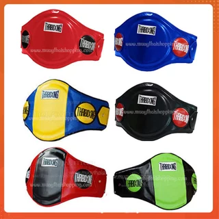 THAIBOXING เป้าป้องกันหน้าท้องหนังเทียม อุปกรณ์กีฬามวยไทย