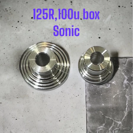 บู๊ชล้อหน้าเวฟ125r มิเนียม เวฟ100s ไมล์กระปุก งานcnc บู๊ชแกนล้อหน้าเวฟ125หัวเเหลม บูชแกนล้อหน้าเวฟ125r หน้าเวฟ100 ยูบ๊อก
