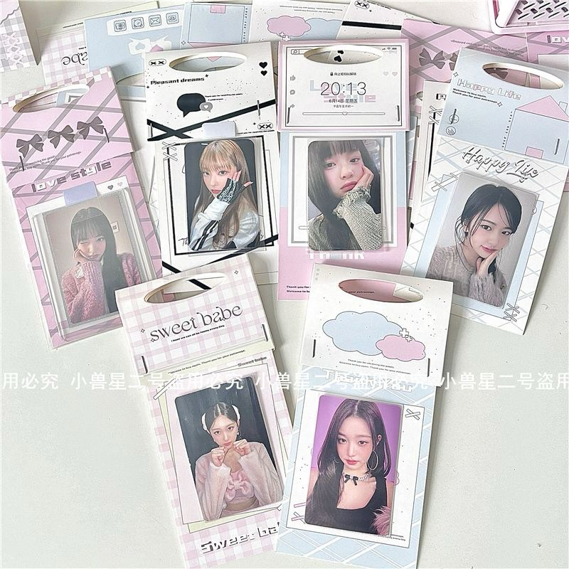 พร้อมส่ง!เซตแพคการ์ด 1เซต ลายสไตล์เกาหลี y2k น่ารักมาก ลายโบว์