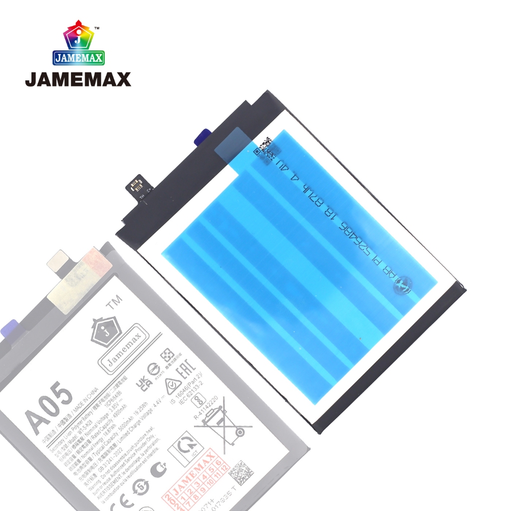 แบตโทรศัพท์มือถือ SAMAUNG Galaxy A05 JAMEMAX แบตเตอรี่ SamsungA05 Battery Model WT-S-N28 แบตแท้ ฟรีชุดไขควง（5000mAh） - รูปที่ 4