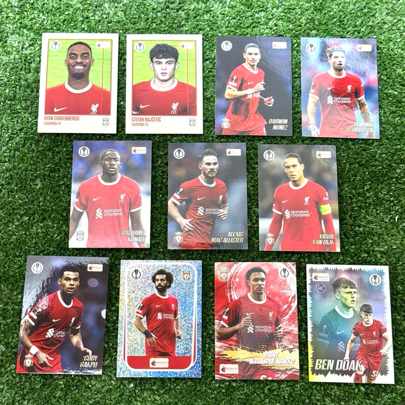 การ์ดบอลลิเวอร์พูล กล่อง Merlin Heritage 2023-24 LIVERPOOL ลิขสิทธิ์แท้