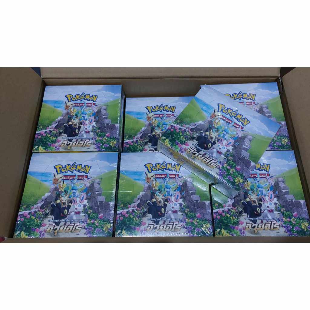 Pokemon Eevee Heroes TCG booster box อีวุยฮีโร่  [S6A] ภาษาไทย