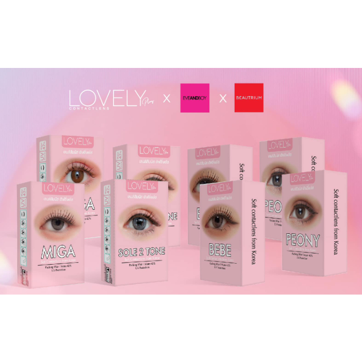 คอนแทคเลนส์ใส รายเดือน (Kitty Kawaii / Lovelylens) 💖 เลนส์ใส นิ่ม ใส่สบาย เลนส์กรองแสง,กันUV Bausch&Lomb - รูปที่ 4