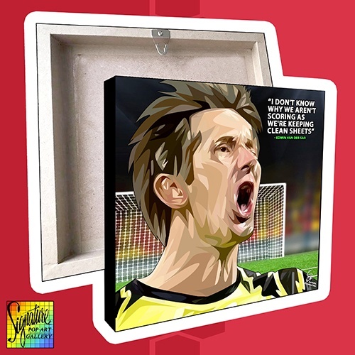 กรอบรูป POP ART "Edwin van der Sar" Manchester united แมนยู