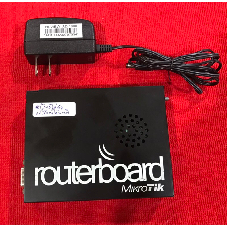 Mikrotik Router Board RB450G มือสอง ตัวนี้ใช้ adapter 12VDC  ใช้งานได้ปกติ (เป็นสินค้ามือสอง)