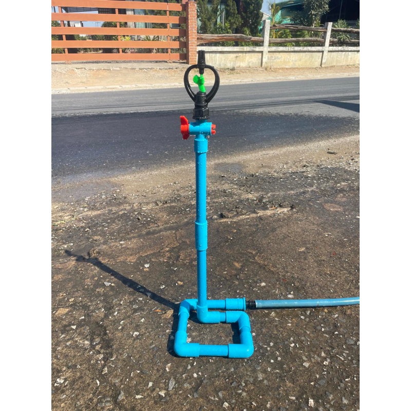 สปริงเกอร์สำเร็จรุป+วาล์วพร้อมใช้งานเสียบสายยาง 1/2",5/8"สปริงเกอร์เอนกประสงค์ใช้รดน้ำต้นไม้สนามหญ้าใช้งานบริเวณบ้าน