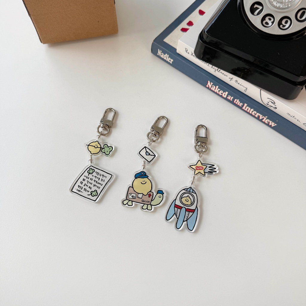 [Pre-order] second morning • — Semo Post Office Keyring พวงกุญแจ