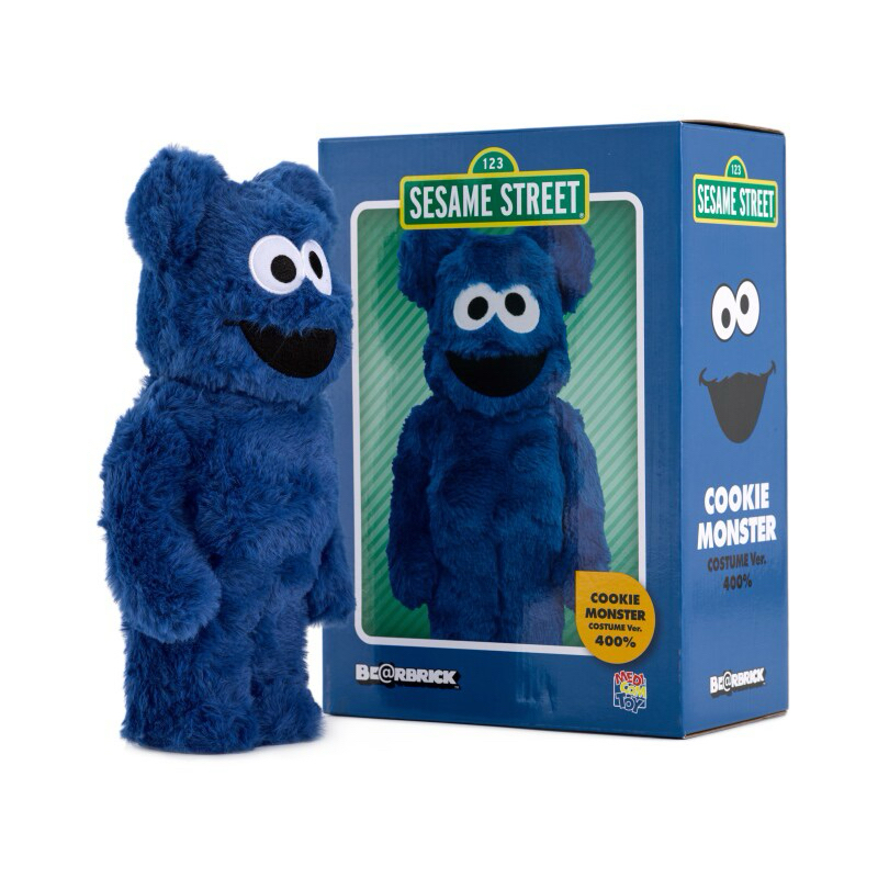 Bearbrick Cookie Monster costume 400%