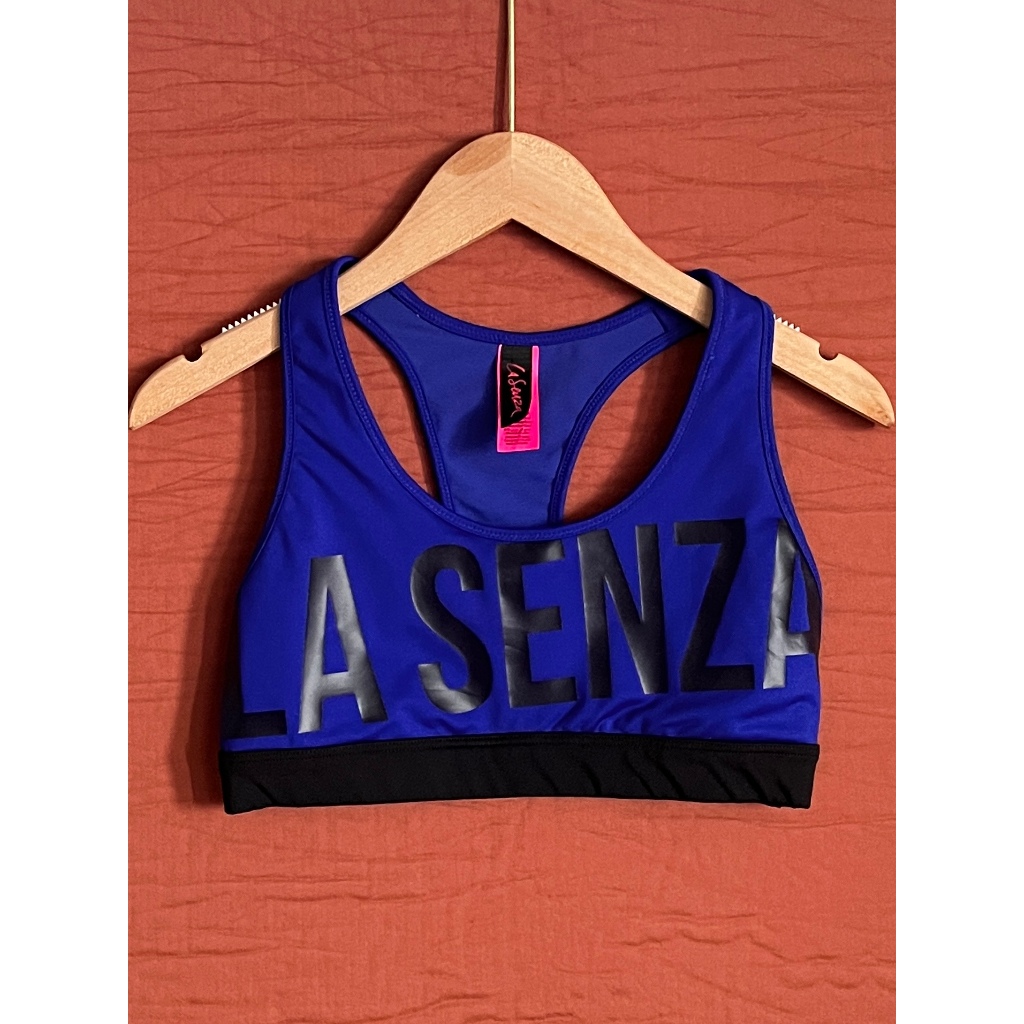 Lasenza sports bra with blue colour