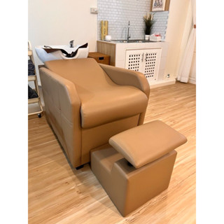 เตียงสระผมนอก   เตียงเสริมสวยBS888  พร้อมก็อกน้ำร้อนเย็น   ร…