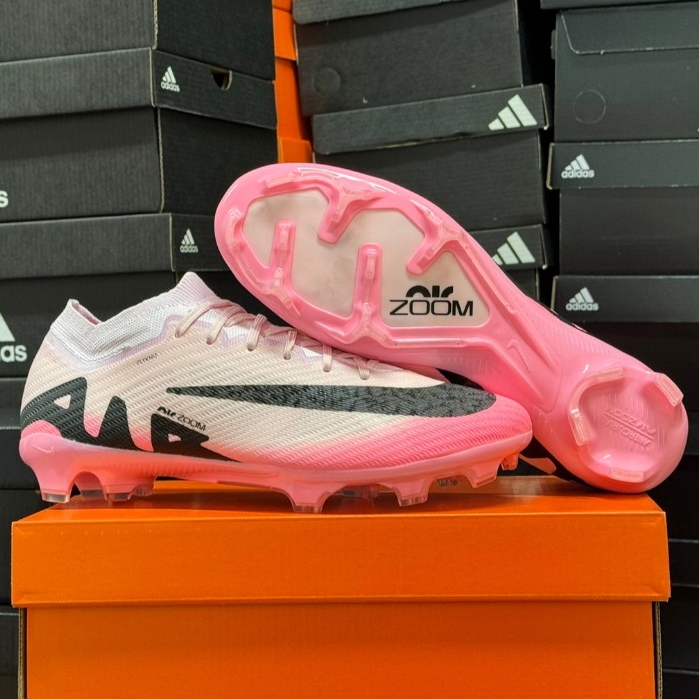 รองเท้าฟุตบอล สตั้ดไนกี้ NIKE ZOOM MERCURIAL VAPOR 15 ELITE FG ถ่ายจากสินค้าจริง(แถมดันทรง+ถุงผ้า+กล่อง)มีเก็บปลายทาง