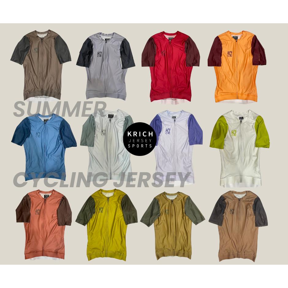 เสื้อปั่นจักรยาน Dry fit ผ้าน้ำหนักเบา 130 G